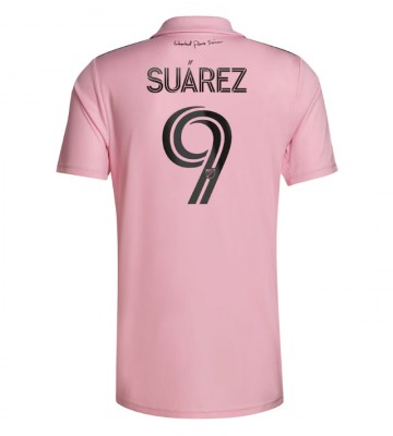 Inter Miami Luis Suarez #9 Replika Hjemmebanetrøje 2023-24 Kortærmet